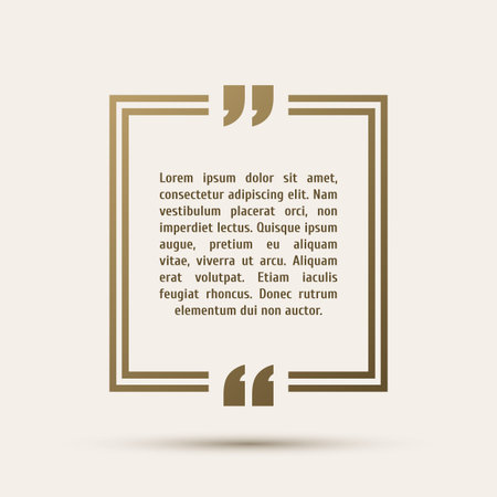 Quote modern template on background. のイラスト素材