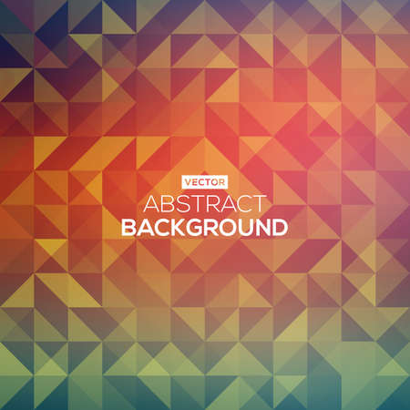 Colorful abstract geometric background with triangles.のイラスト素材