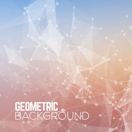 Geometric Polygonal abstract background.のイラスト素材