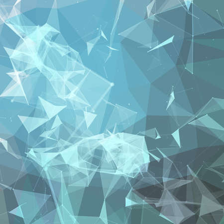 Abstract colorful triangulated geometric background, vector illustrationのイラスト素材