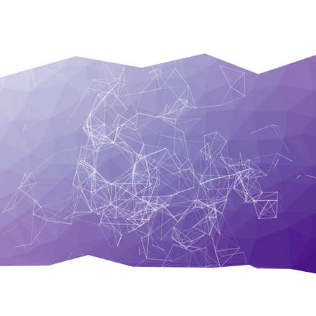 Abstract colorful triangulated geometric background, vector illustrationのイラスト素材