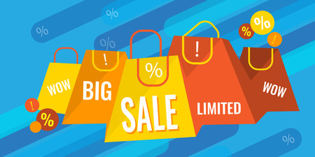 Big sale and discounts banner