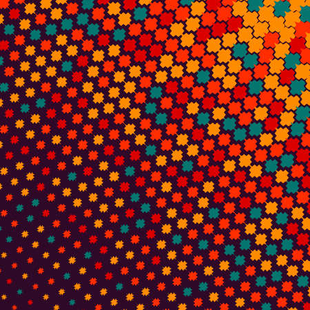Abstract halftone geometric background. Vector illustrationのイラスト素材