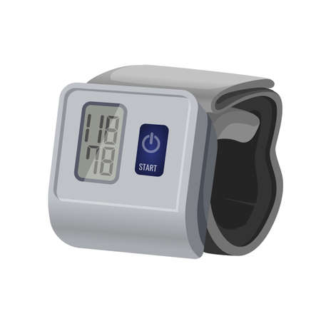 Sphygmomanometer, blood pressure meter with monitor or gauge deviceの写真素材