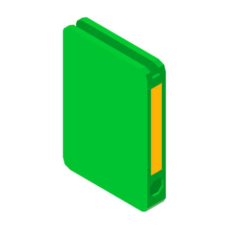 Folder for papers 3D business icon vector illustration isolatedのイラスト素材