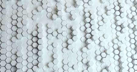 Abstract technological hexagonalの写真素材