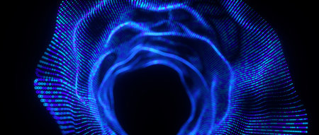Abstract big data futuristic light wallpaper  design.