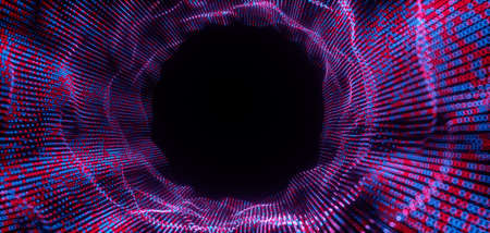 Abstract big data futuristic light wallpaper  design.の写真素材
