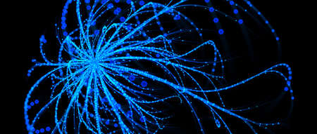 Abstract big data futuristic light wallpaper  design.の写真素材