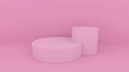 Interior podium place. Blank decoration template for design.の写真素材
