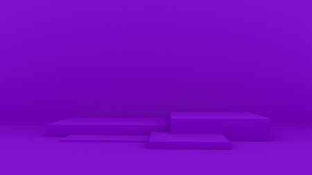 Interior podium place. Blank decoration template for design.の写真素材