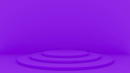 Interior podium place. Blank decoration template for design.の写真素材