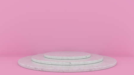 Interior podium place. Blank decoration template for design.の写真素材