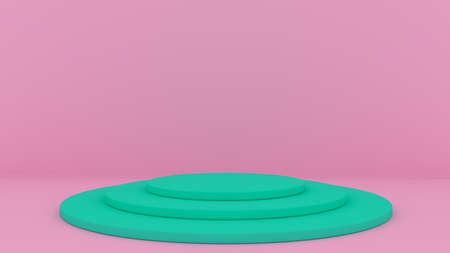 Interior podium place. Blank decoration template for design.の写真素材