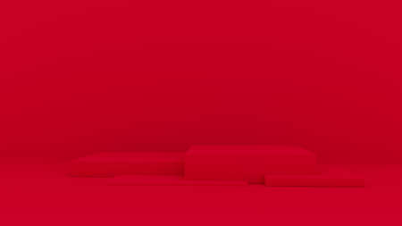 Interior podium place. Blank decoration template for design.の写真素材
