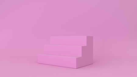 Interior podium place. Blank decoration template for design.の写真素材
