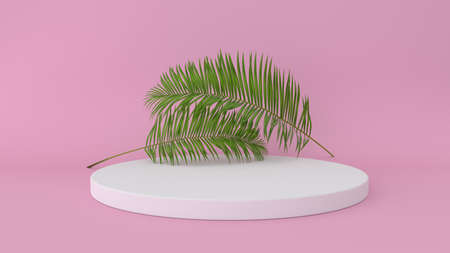 Interior podium place. Blank decoration template for design.の写真素材