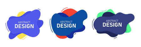 Set of modern abstract  banners.のイラスト素材