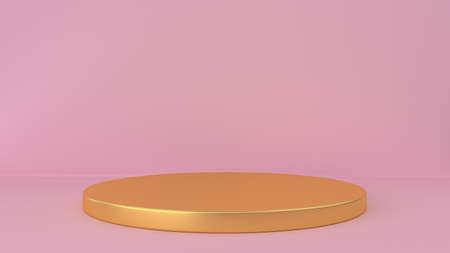 Platform for beauty products display.の写真素材