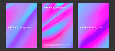Minimal abstract covers designs set. Fluid creative templates.の写真素材