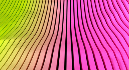 3d abstract background with cut lines. 3D renderingの写真素材