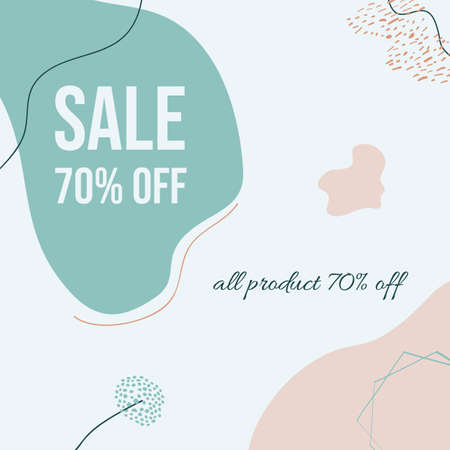 Abstract shape backgrounds or patterns. Creative modern graphic design for social media post template. Vectorのイラスト素材