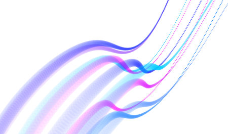 Ai tech background with abstract dot line pattern. Design education big data, future digital...
