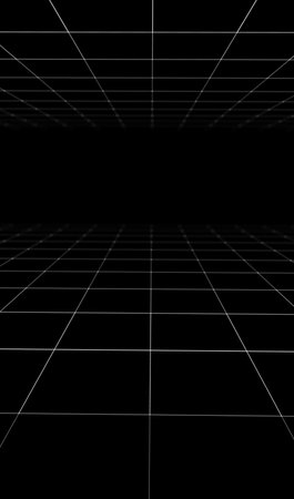 3d design digital for background grid line and abstract technology perspective. Futuristic light...
