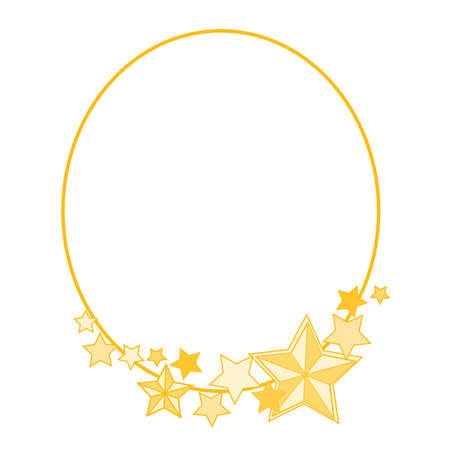 Star Frameのイラスト素材