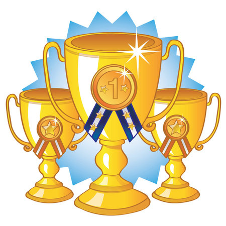 Metal Trophies のイラスト素材