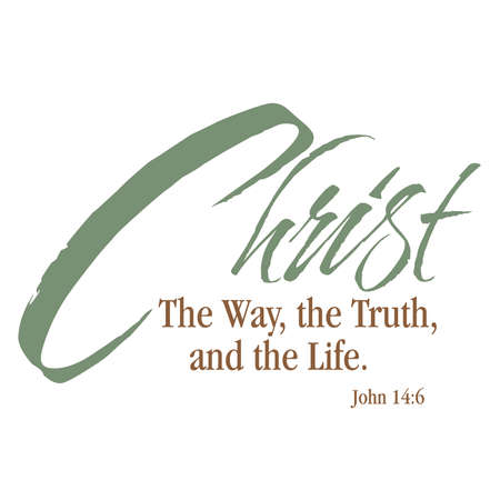Christ The Way typographyのイラスト素材