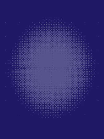 Dark Blue Violet Halftone Patterned Textureの写真素材