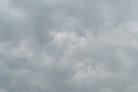 Grey Cloudy Skiesの写真素材