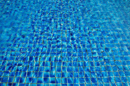 Swimming pool, Rippling water in a poolの写真素材