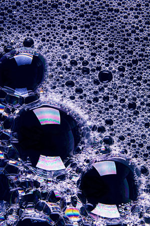 Soap bubbles in color