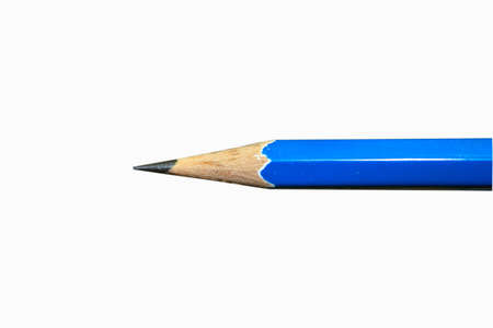 An isolated picture of a blue pencilの写真素材