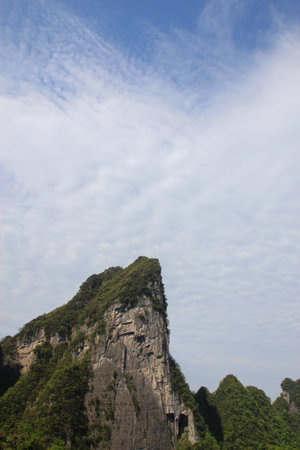Horizontal landscape view of the mountain in Tien mansanの写真素材