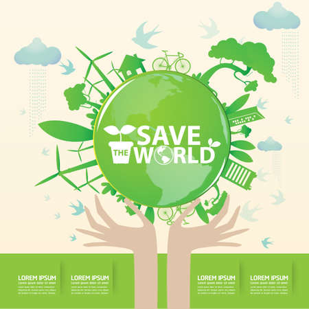 save the worldのイラスト素材
