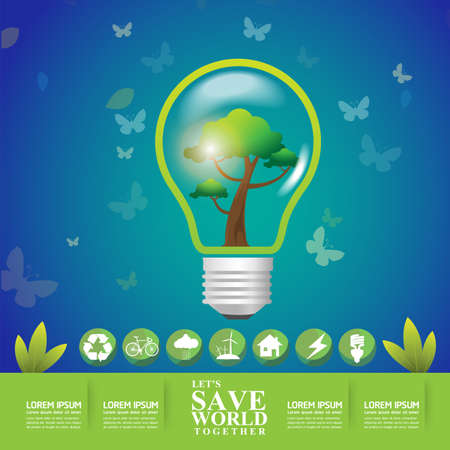 Save the World Concept Start Savingのイラスト素材