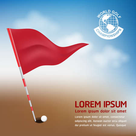 Golf Tournament Worldのイラスト素材