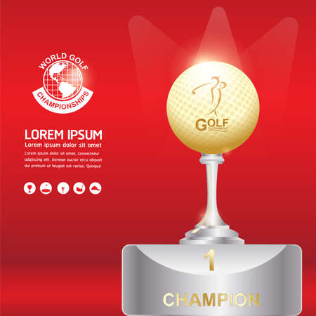 Golf Tournament Worldのイラスト素材