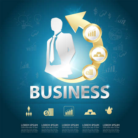 Business Concept Success Vectorの素材 [FY31047559424]