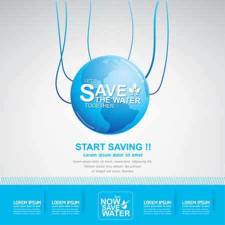 Save Water Dayのイラスト素材