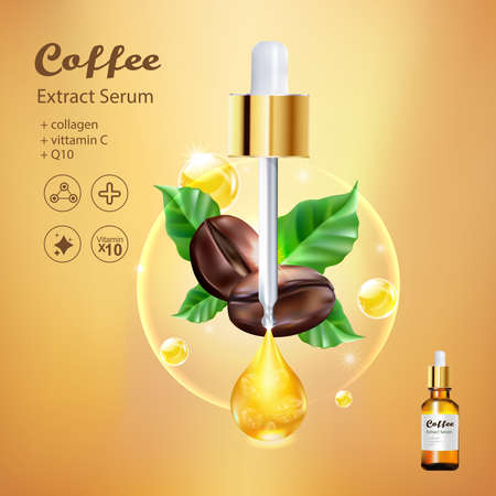 Collagen and Vitamin for Skin Concept, vector illustration.のイラスト素材