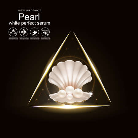 Collagen and Vitamin for Skin care Conceptのイラスト素材