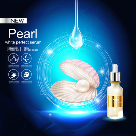 Collagen and Vitamin for Skin care Conceptのイラスト素材