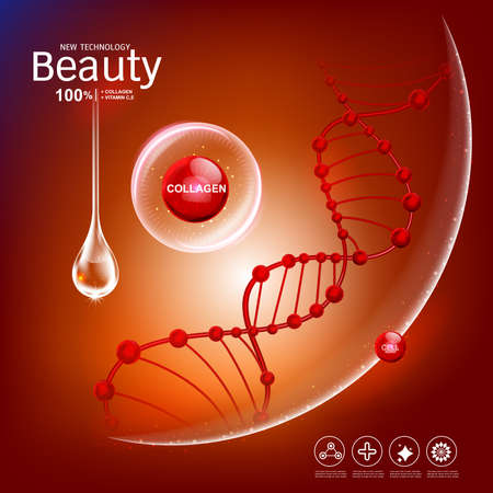 Skin care concept icon.のイラスト素材