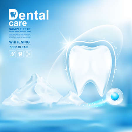 Dental care Tooth Icon vector Concept.のイラスト素材