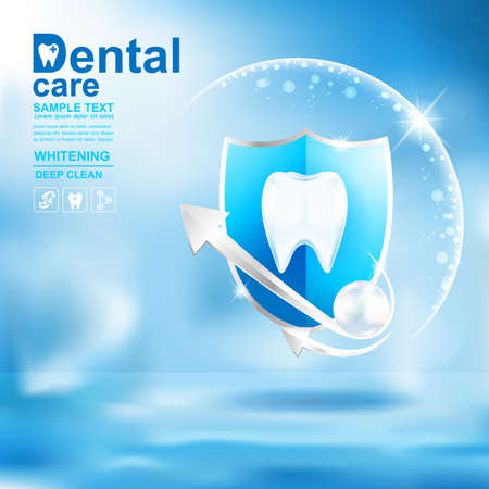 Dental care Tooth Icon vector Concept.のイラスト素材