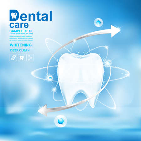 Dental care Tooth Icon vector Concept.のイラスト素材